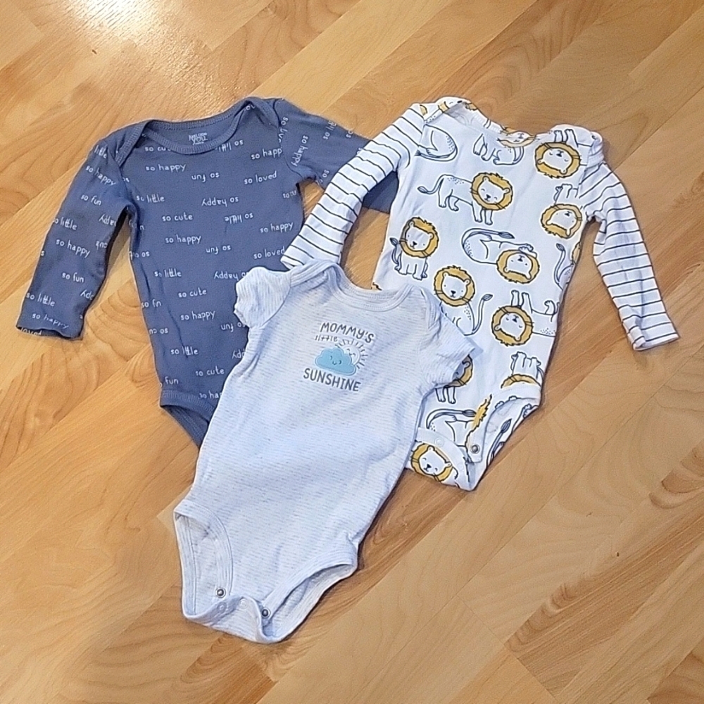 Carter's 6 month gender neutral onesie baby bundle